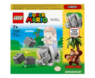 Klocki LEGO® LEGO Super Mario 71420 Nosorożec Rambi - zestaw rozszerzający